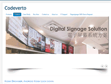 Tablet Screenshot of codeverto.com